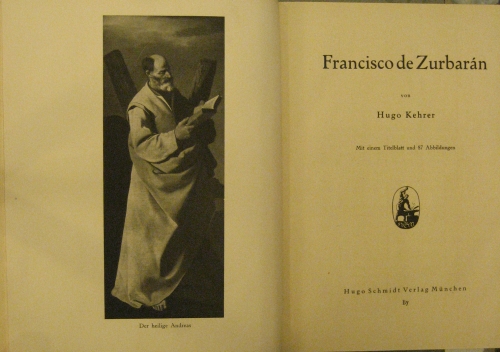 Portada de Francisco De Zurbar�n - Hugo Kehrer