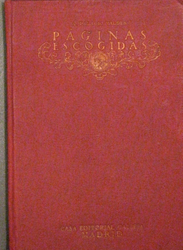 Portada de P�ginas Escogidas - Armando Palacio Valdes