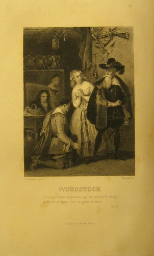 Portada de Oeuvres. Woodstock - Walter Scott