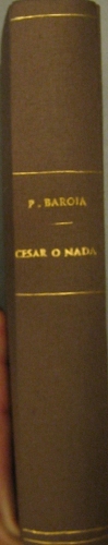 Portada de C�sar o Nada.  - Pio Baroja