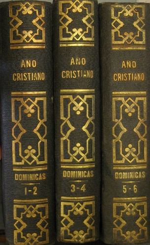 Portada de Novisimo A�o Cristiano, o Ejercicios Devotos Para Todos Los Domingos, Dias De Cuaresma y Fiestas Movibles y La Vida De Nuestro Se�or Jesucristo y De Su Sant�sima Madre - Juan Croisset