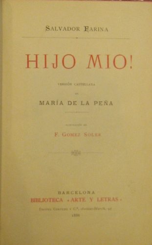 Portada de Hijo Mio! - Salvador Farina