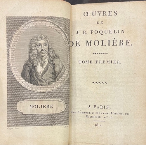 Portada de Oeuvres De J.B. Poquelin De Moliere - Moliere