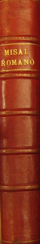 Portada de Misal Romano II. Reformado Segun Los Decretos Del Concilio Vaticano II y Promulgado Por Su Santidad Pablo VI