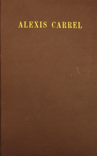 Portada de Triunfo y Ruina De Una Vida. Alexis Carrel. - Alfonso M� Moreno