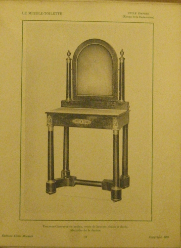 Portada de Le Meuble-Toilette, Style Luis XV, Luis XVI, Premier et Second Empire - Ernest Dumonthier