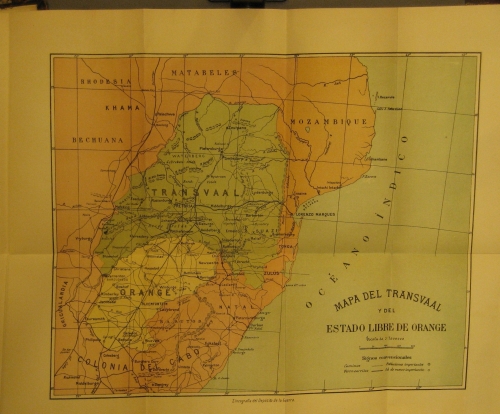 Portada de Breve Rese�a Del Poder Militar De La Rep�blica Sud-Africana � Transvaal y del Estado Libre De Orange. Seg�n Datos Existentes En El Dep�sito De La Guerra