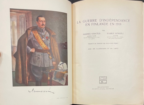 Portada de La Guerre D'Ind�pendance En Finlande En 1918 - Hannes Ignatius. Kaarle So�kkeli