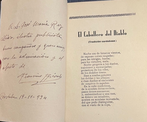 Portada de El Caballero Del Diablo. Tradici�n Cordobesa - Francisco Ar�valo