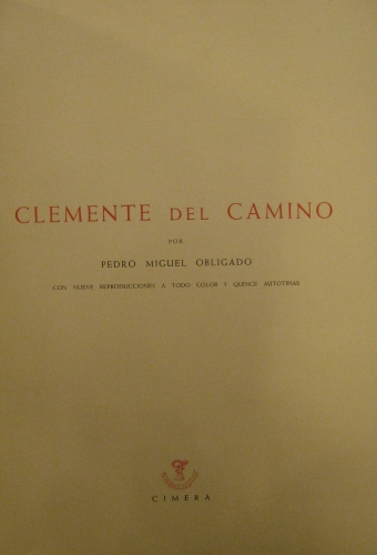 Portada de Clemente del Camino - Pedro Miguel Obligado