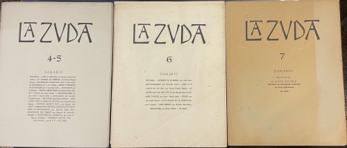 Portada de La Zuda. Revista De Letras y Artes Del C�rculo Art�stico (Tortosa). Segunda �poca. N� 1 al 7 