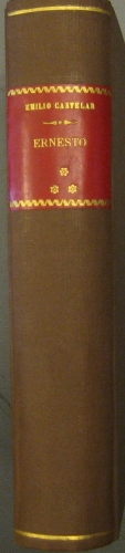 Portada de Ernesto. Novela De Costumbres - Emilio Castelar