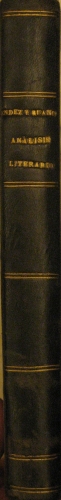 Portada de Analisis Literario - Mario M�ndez Bejarano y Jos� M� Ruano y Corbo