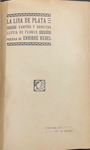 Portada de La Lira De Plata. Cantos y Sonetos, Lluvia De Flores - Enrique Redel
