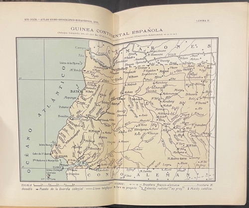 Portada de Atlas Icono-Geogr�fico-estad�stico del Africa Occidental Espa�ola - Francisco Del R�o Joan