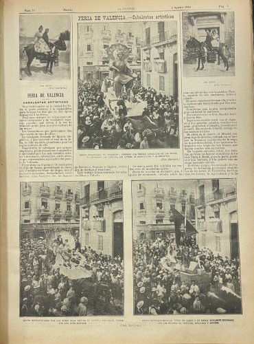 Portada de El Gr�fico, (Periodico diario). Del Lunes 1 De Agosto De 1904 al 31 De Agosto De 1904