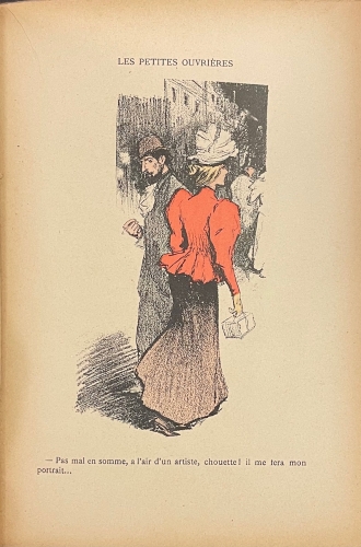 Portada de Dans La Vie. - Steinlen
