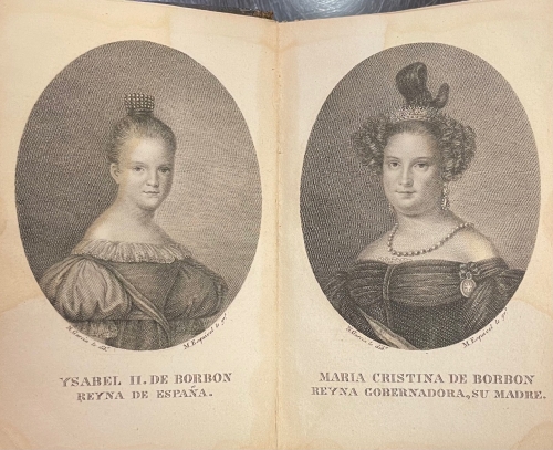 Portada de Calendario Manual Y Guia De Forasteros en Madrid para el a�o de 1835 / Estado Militar de Espa�a A�o 1835