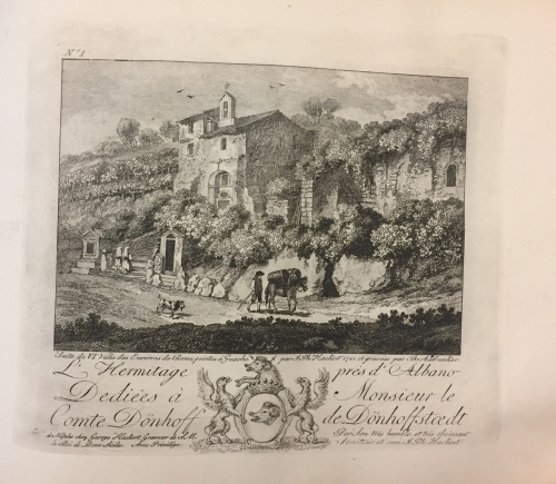 Portada de Raccolta delle vedute di roma antiche e moderne e suoi contorni in N� 100