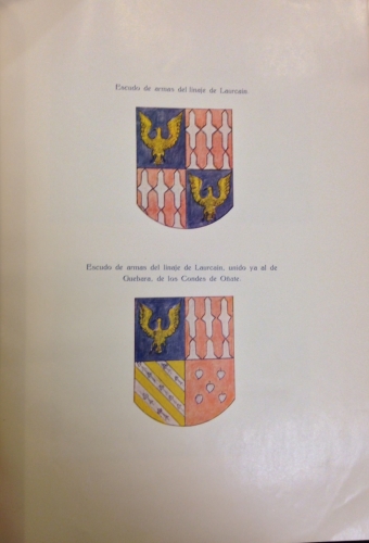 Portada de Casas y Linajes de Echave y de Laurcain.  - Conde de Urquijo