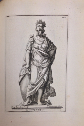 Portada de Recueil des Statues, Groupes, Fontaines, Termes, Vases et autres magnifiques Ornemens du Chateau & Parc de Versailles - Simon Thomassin
