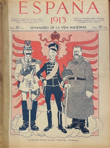 Portada de Espa�a. Semanario de la Vida Nacional. A�o 1915