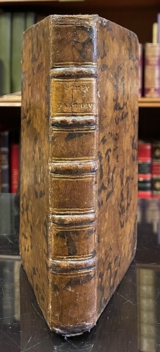 Portada de Pantheum Mythicum, seu Fabulosa Deorum Historia, hoc Primo Epitomes eruditionis volumine breviter dilucide que comprehensa - Francisco Pomey