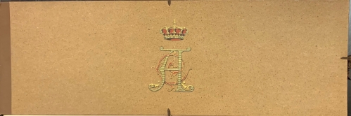 Portada de Comitiva Regia en El Casamiento de S.M. el Rey de Espa�a Don Alfonso XII con S.A.I. y R. la Archiduquesa Do�a Mar�a Cristina de Austria en el trayecto desde la Real Bas�lica de Atocha a Palacio el d�a 29 de Noviembre de 1879