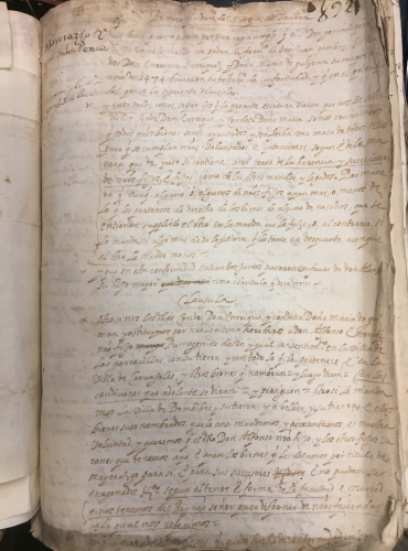 Portada de Condado de Alba de Liste. Titulo nobiliario de D. Enriquez de Mendoza de fundaci�n de mayorazgo