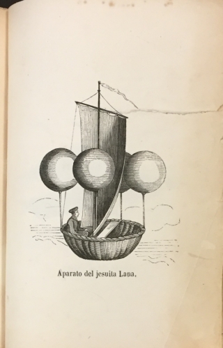 Portada de Viage Aerost�tico de Fr. Gerundio y Tirabeque. Capricho gerundiano. - Modesto Lafuente