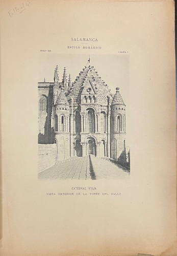Portada de Espa�a detalles arquitect�nicos de sus principales monumentos. Primo Tomo: Real Monasterio de Santo Domingo de Silos, Guadalajara, Salamanca, Toledo - F. y R. Aznar