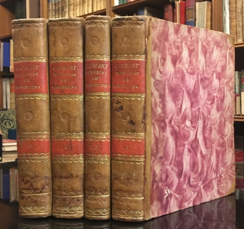 Portada de Memorias Hist�ricas sobre la Marina Comercio y Artes de la Antigua Ciudad de Barcelona - Antonio de Capmany y de Montpalau