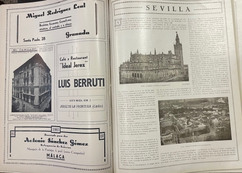 Portada de Las Maravillas de Espa�a. Revista ilustrada internacional triling�e