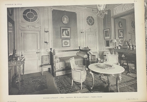 Portada de La D�coration Int�rieure en France. Int�rieurs de Style - Hector St. Sauveur