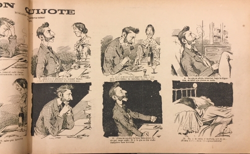Portada de Don Quijote. Semanario Ilustrado. A�o II. 1888. Del 6 de Julio al 28 de Diciembre