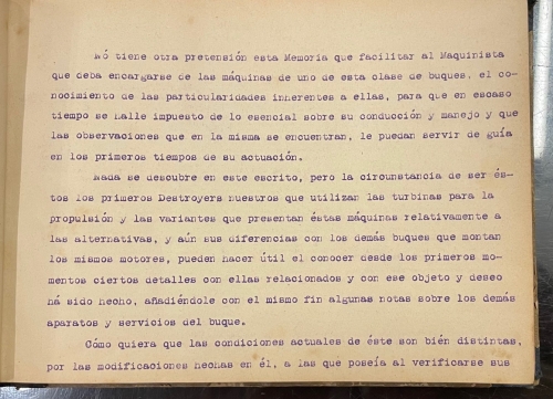 Portada de Memoria sobre las maquinas del contra-torpedero Bustamante - Francisco Blanco y Espinosa. 