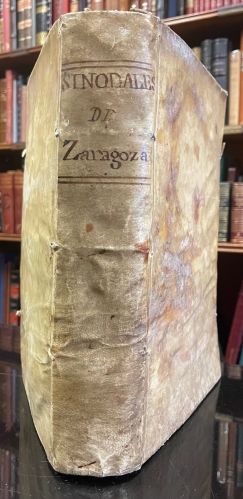 Portada de Constituciones Sinodales de el Arzobispado de Zaragoza - Antonio Iba�es de la Riva Herrera