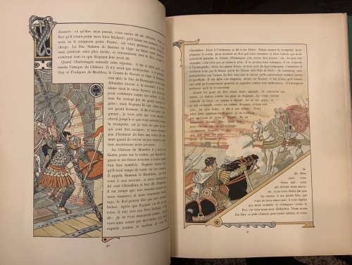 Portada de Histoire des Quatre Fils Aymon. Tr�s Nobles et tr�s Vaillans Chevaliers - Eugene Grasset