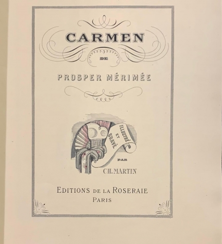 Portada de Carmen.  - Prosper Merimee