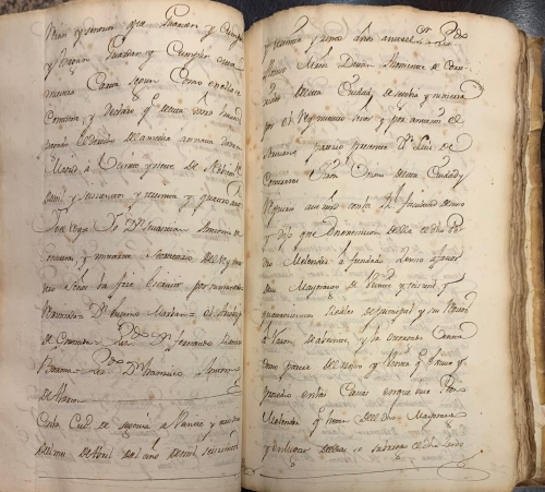 Portada de Escritura de Venta en favor de S. Pedro Melendez Ayones. Segovia. 1762