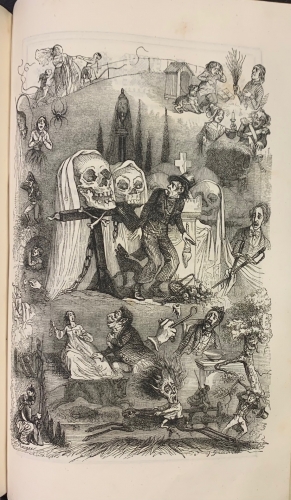 Portada de Trabajos y Miserias de la Vida. Cuadros joco-serios - Aben - Zaide. Jose Mar�a de Andueza