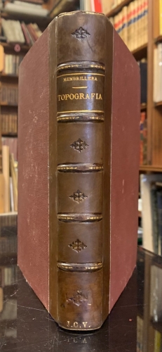 Portada de Tratado de Topograf�a - Manuel Membrillera y Gutierrez