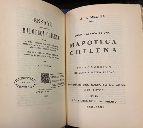 Portada de Historia de las Fuentes de la Bibliografia Chilena - Guillermo Feliu Cruz