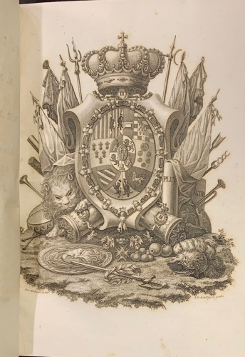 Portada de Ordenanzas de la Real Maestranza de la M. N. y L. Ciudad de Ronda