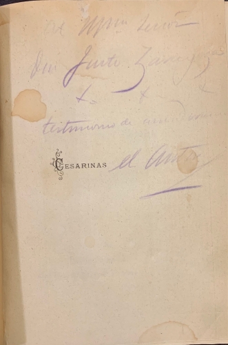 Portada de Cesarinas - Manuel Jose Quintana