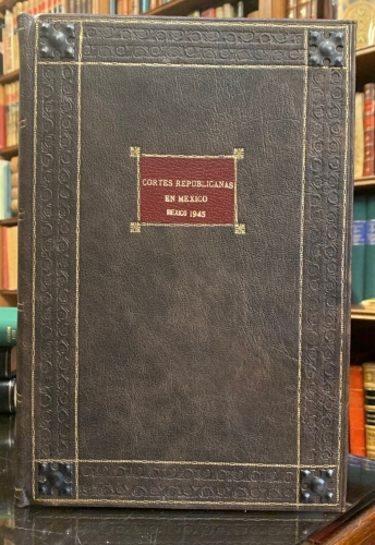 Portada de Cortes Republicanas en M�xico 1945. Congreso de los Diputados, 7-8-9 de Noviembre de 1945