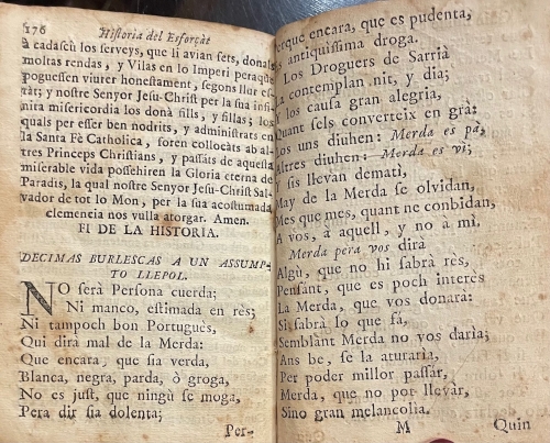 Portada de Assi Comensa la General Historia del Esfocat Cavaller Partinobles, Compte de Bles