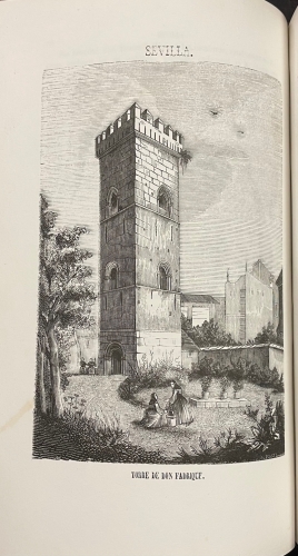 Portada de Glorias de Sevilla. - Vicente Alvarez Miranda. Seraf�n Adame y Mu�oz