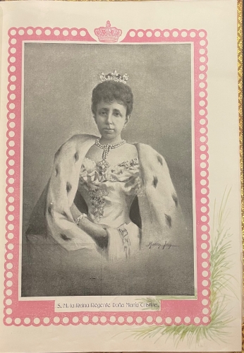 Portada de Boda Regia de SS.AA. RR. Los Pr�ncipes de Asturias D� M� de las Mercedes y D. Carlos de Borb�n. Febrero 1901