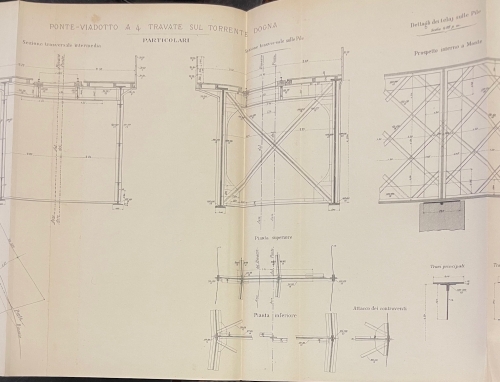 Portada de I Ponti e Viadotti in Ferro Della Linea Udine-Pontebba - L. Richard E. G. B. Biadego